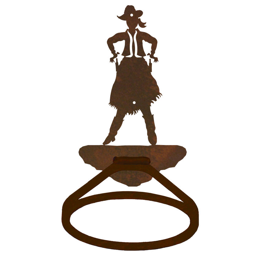 Cowgirl Towel Ring