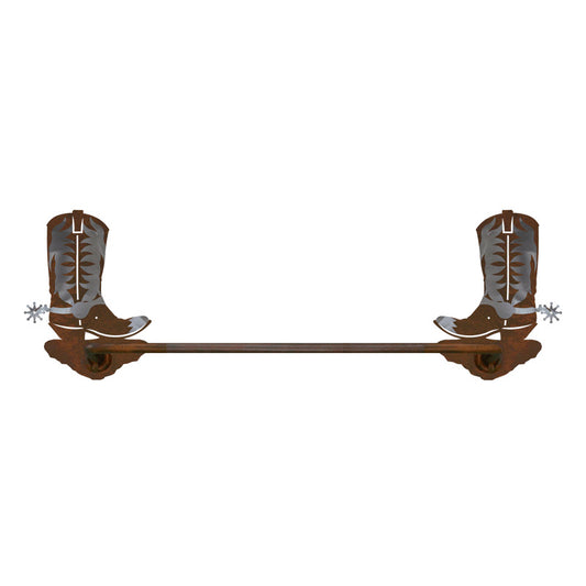 Boot Hand Towel Bar Burnished