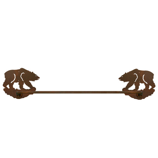 Brown Bear Towel Bar