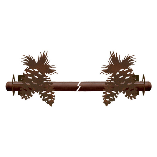 Pine Cone Rod Brackets