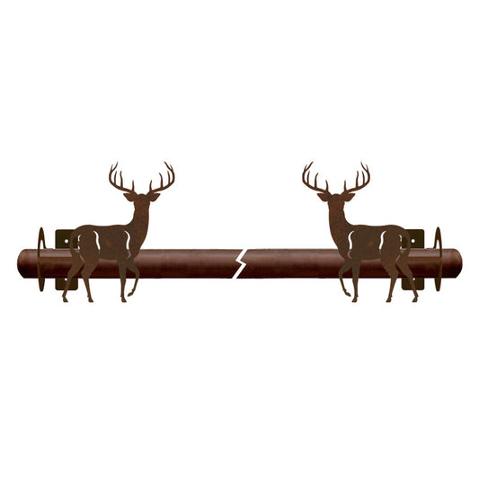 White Tail Deer Rod Brackets
