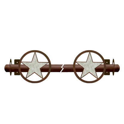 Texas Star Rod Bracket Burnished