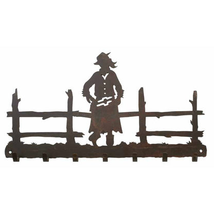 Cowgirl Key Chain Holder