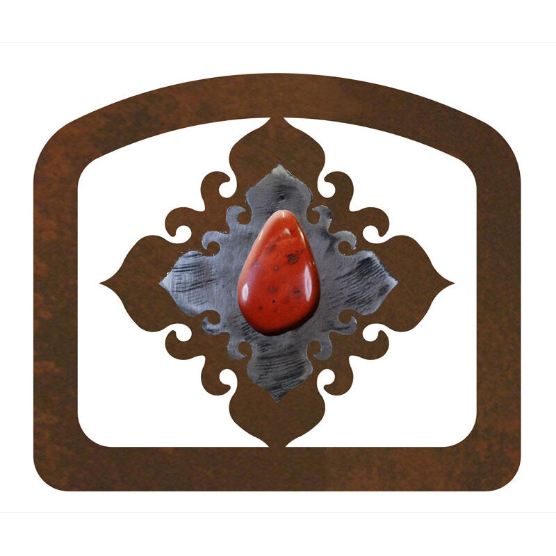 Red Jasper Stone Napkin Holder