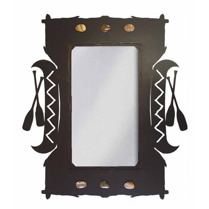 30" Canoe & Paddles Mirror