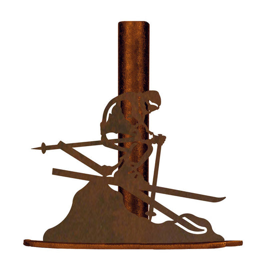 Skier Paper Towel Stand