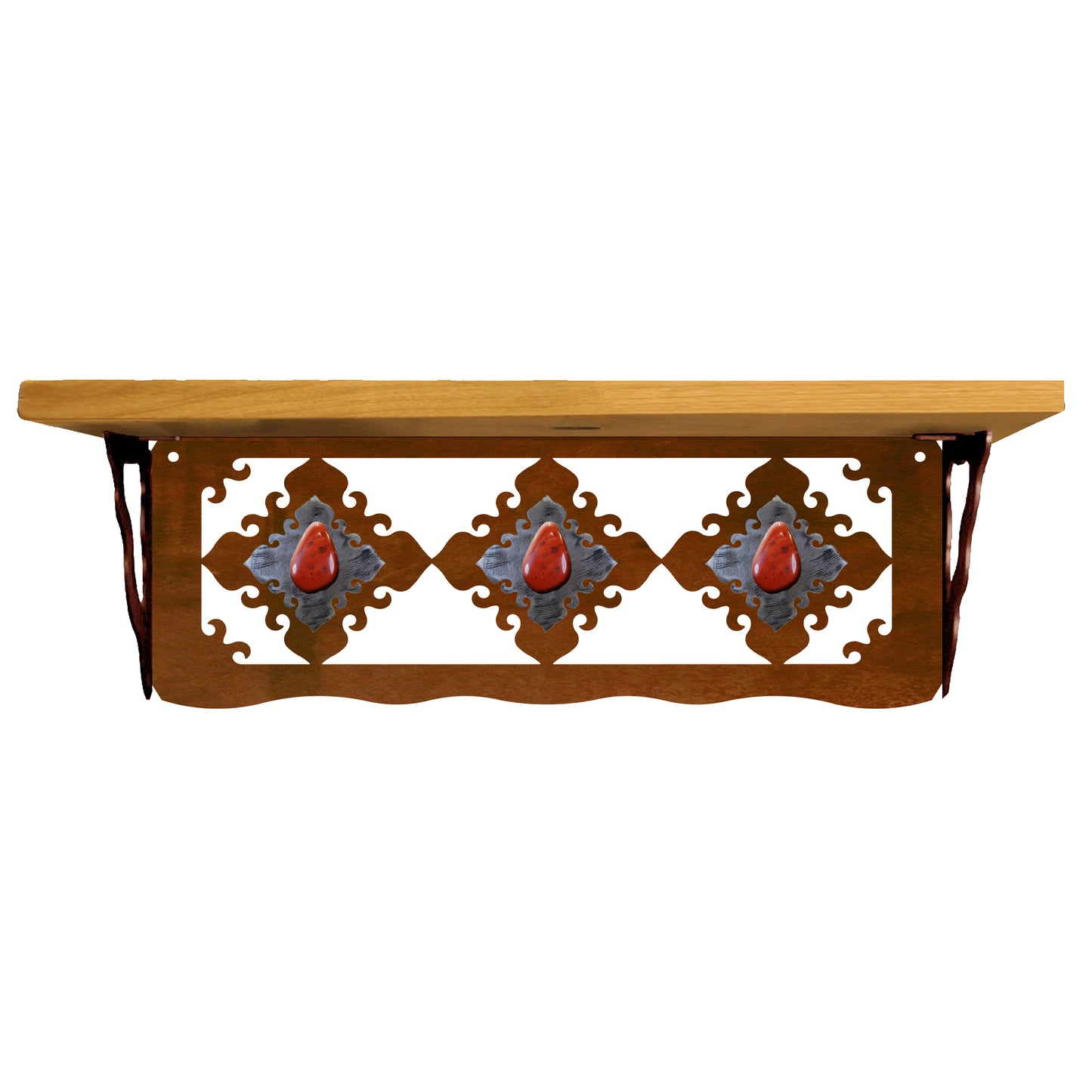 Red Jasper Stone 20" Shelf