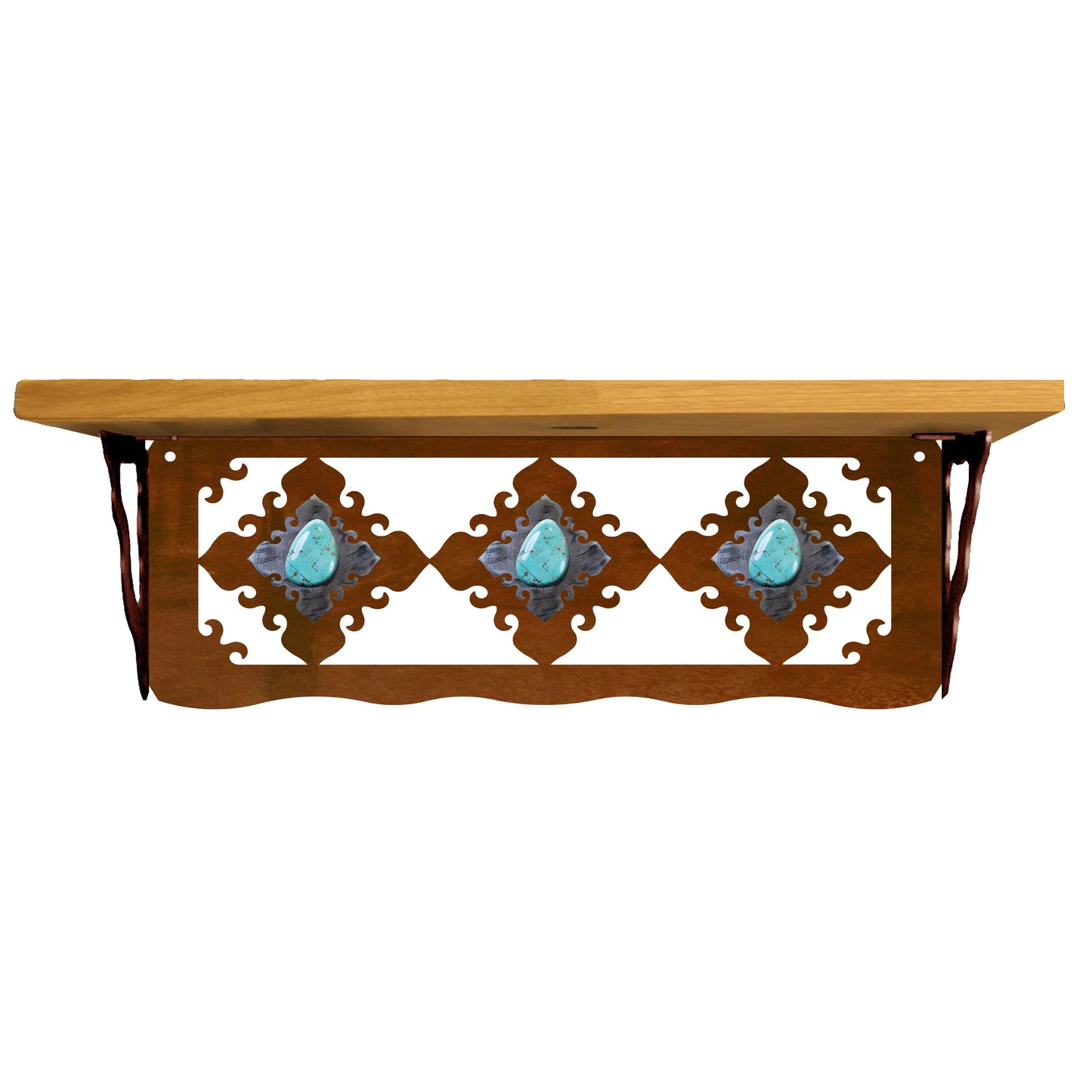 Turquoise Stone 20" Shelf