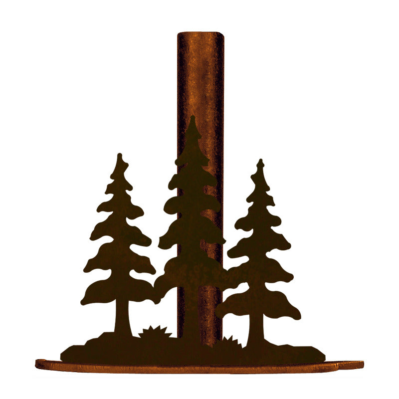 Triple Pine Trees Paper Towel Stand