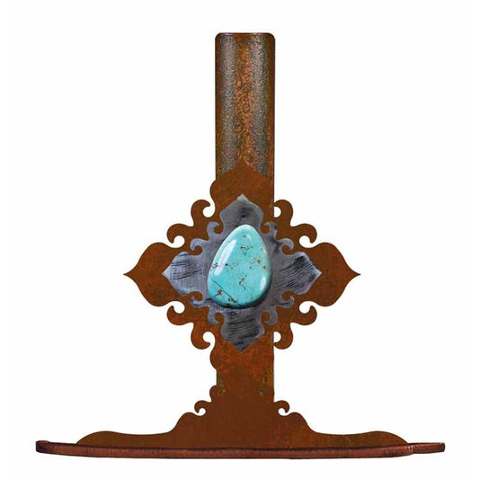 Turquoise Stone Paper Towel Stand