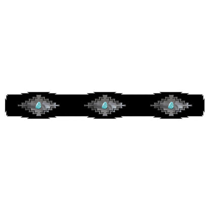 Desert Diamond W/Turquoise 30" Rug Holder